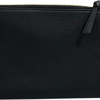 Hot Tory Burch Tory Burch Women’S Britten Large Zip Pouch Wallet Wristlet (Black)