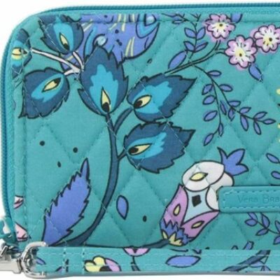 Hot Vera Bradley Vera Bradley Women’S Cotton Accordion Wristlet With Rfid Protection